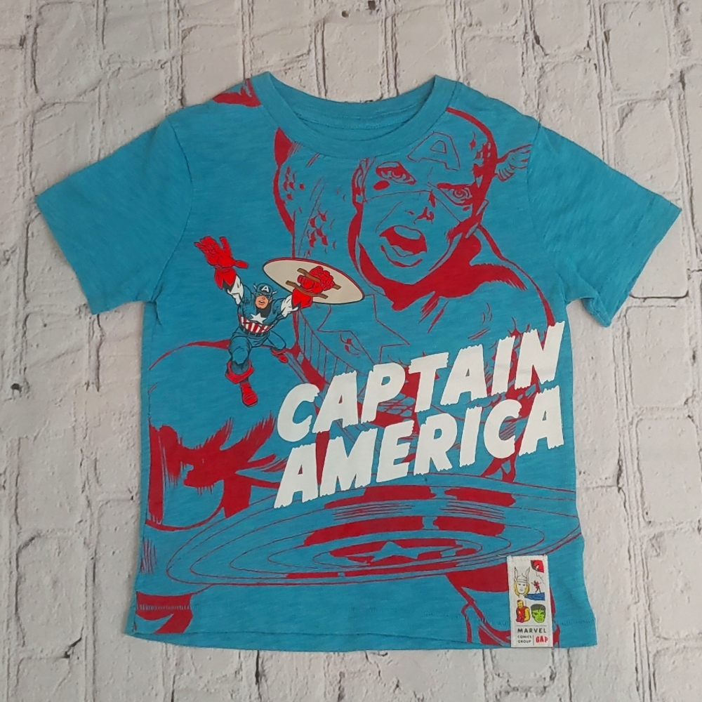 Gap Kids Captain America Shirt Size 4 Years